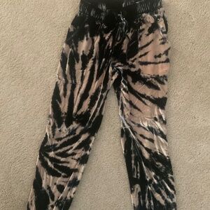 Super rare YFB Taylor pant.   Velvet tie dye size XS